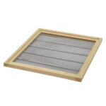 Abspergitter mit Holzrahmen für Zander