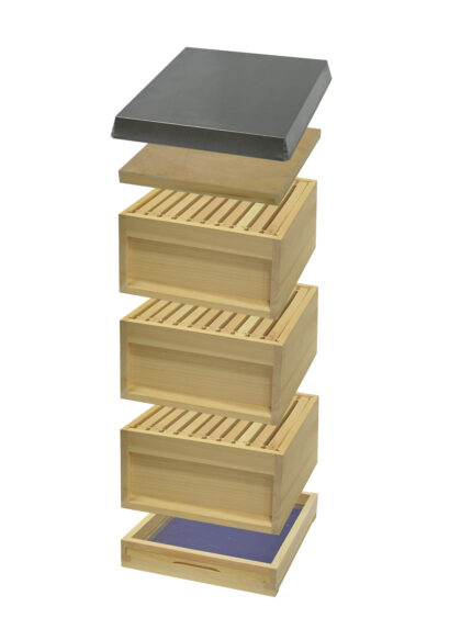 Komplette Zander Bienenbeute nach Dr. Liebig, MONTIERT