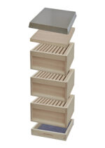 Deutsch Normal Beute DNM mit 30 Rähmchen – Bild 2