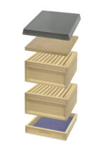 Zanderbeute mit 2 Zargen und 20 Rähmchen – Bild 2