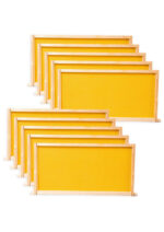 Bienenwachs Mittelwände Zander Ganzzarge 2 Kg – Bild 2