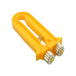 Drahtspanner – Gelber Rähmchenspanner mit Kunststoffgriff